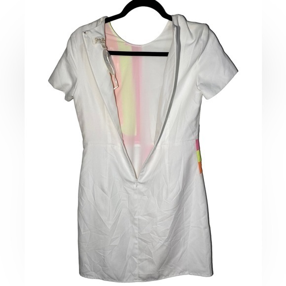 NWT Julie Brown NYC Leah Colorblock‎ Dress Orange Small - Picture 7 of 11